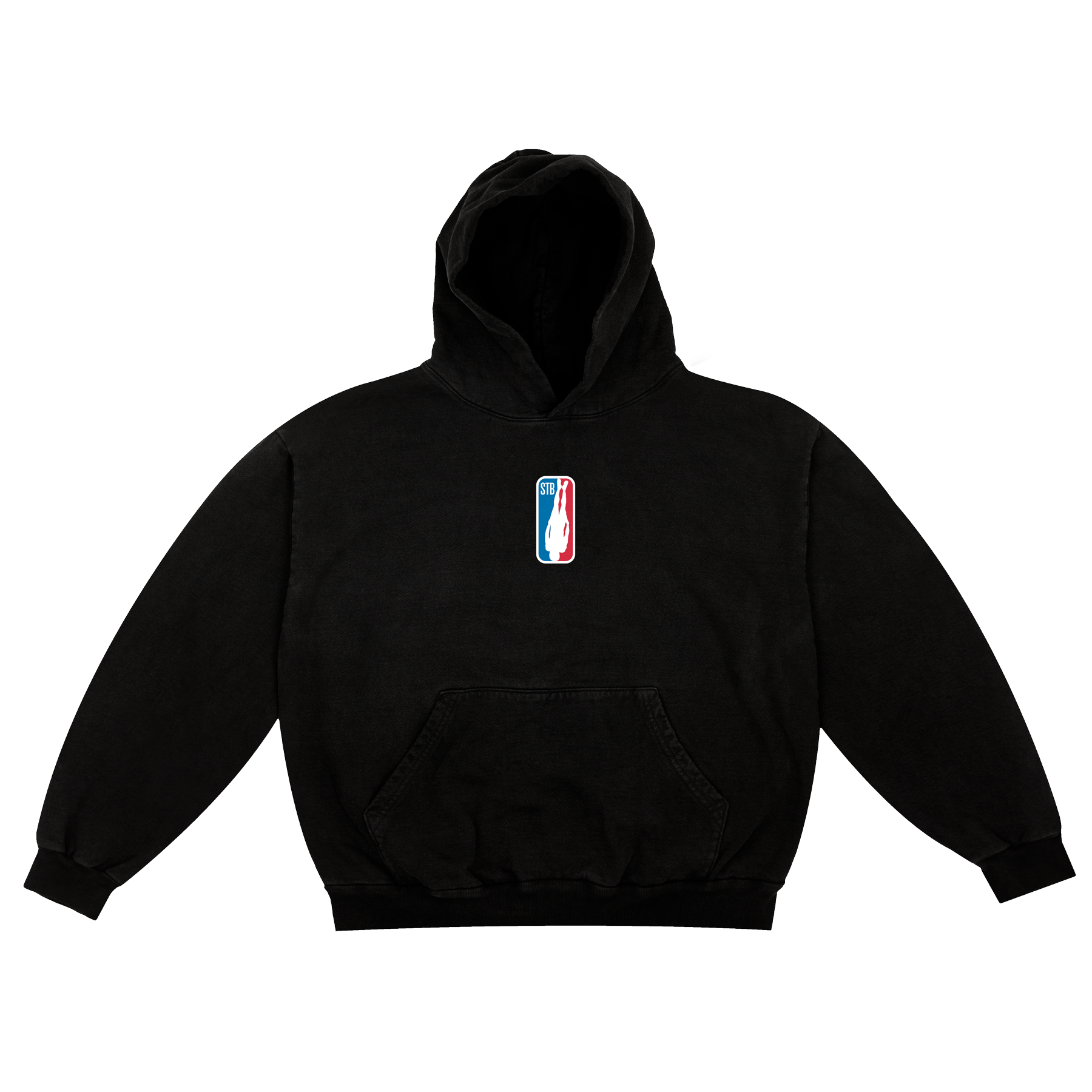 Headstand Logo Hoodie (Black) – Saint Brown
