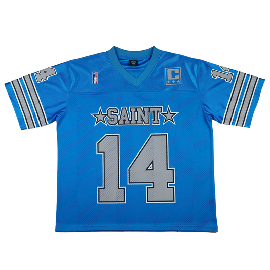 Pt.2 Saint Brown Football Jersey (Blue)