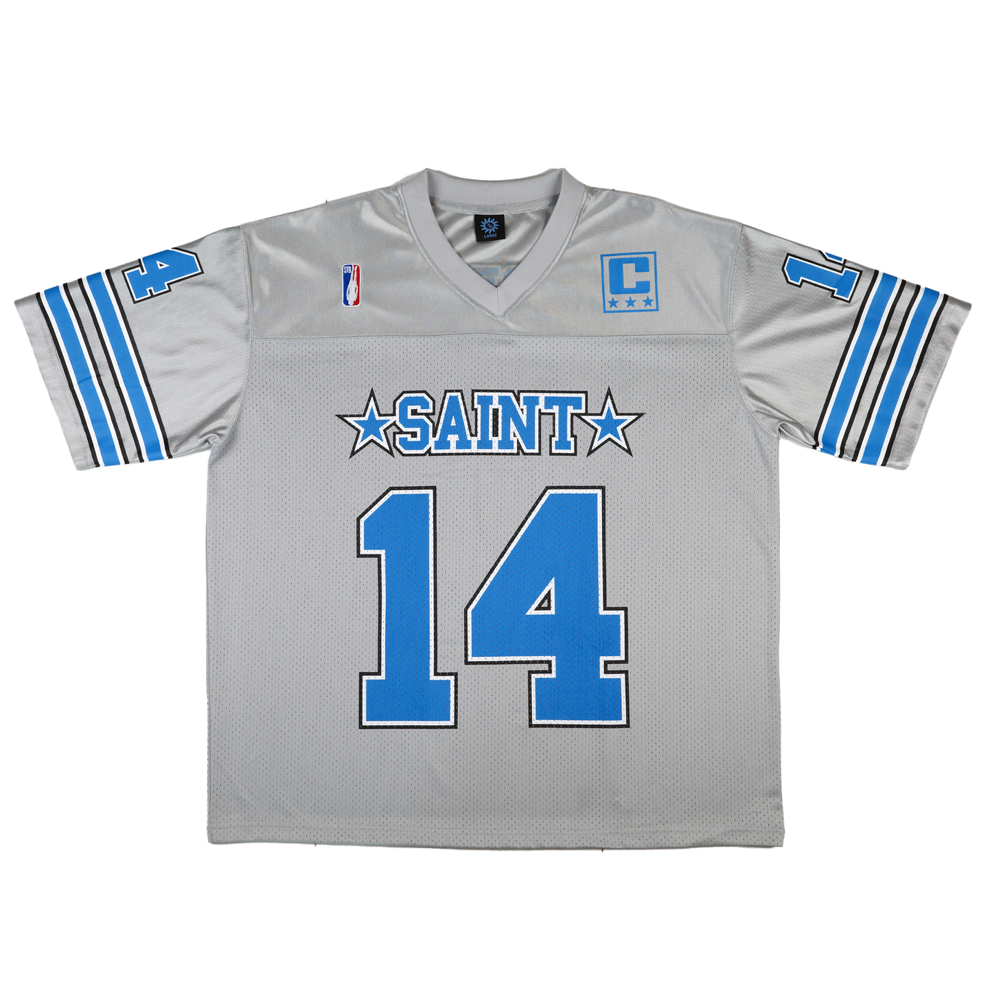 Pt.2 Saint Brown Football Jersey (Silver)