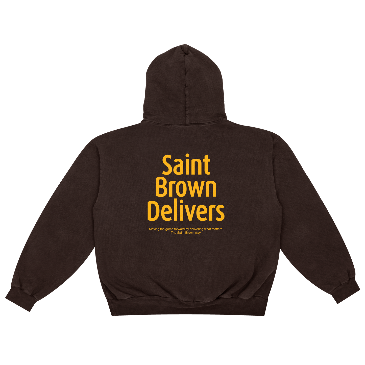 Saint Brown Delivers Hoodie (Chocolate) Limited Edition