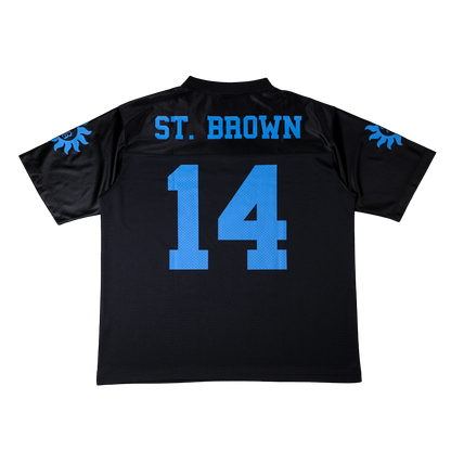 Saint Brown Football Jersey (Black) Limited Edition
