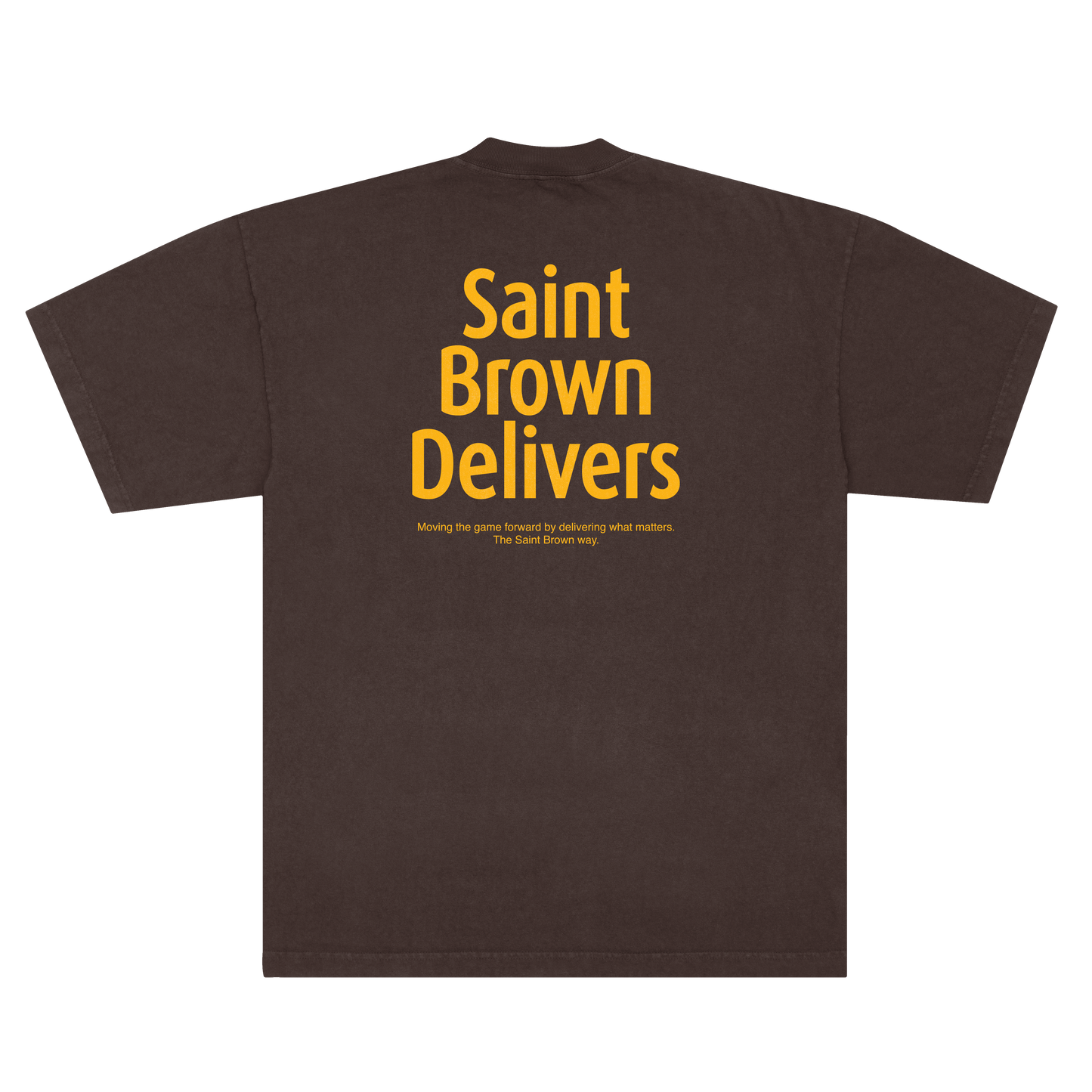 Saint Brown Delivers Tee (Chocolate) Limited Edition